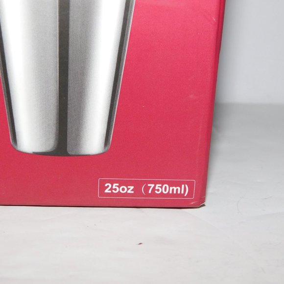 Innoplus 25 oz 750ml Silver Cocktail Shaker NEW in Box - Picture 4 of 6